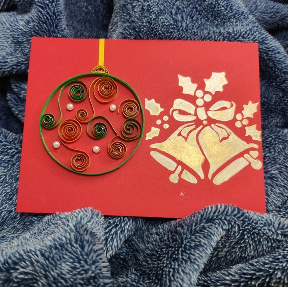 Handmade Christmas cards, set of 6, Cute stocking stuffers - Picture 7 of 17